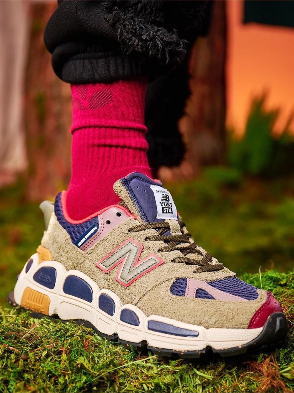 New Balance 574 Salehe Bembury Yurt Team Forest Green Mens Sneaker